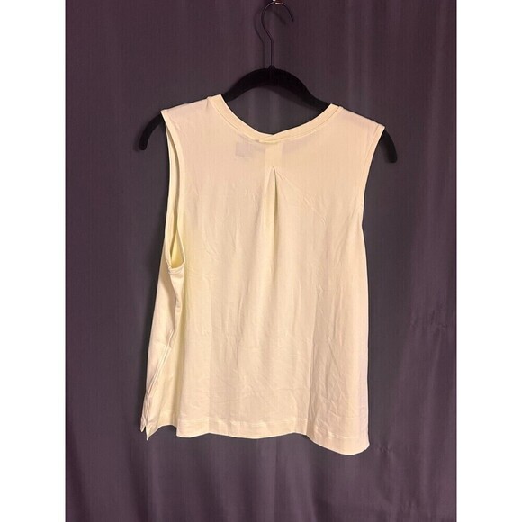 Prana Alpenglow Womens Pullover Crop Tank Top Lime Squeeze Yellow  Size L - Picture 8 of 13